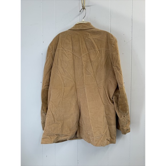 Pioneer Wear Coat Mens Western Corduroy Blazer No Size Tag Brown Jacket USA - Picture 7 of 12